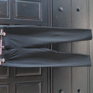 White House Black Market Black Leggings with Back Seam, M